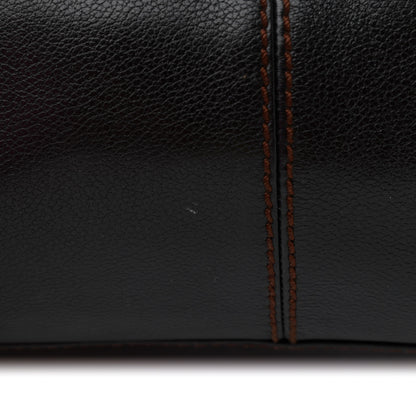 Chanel Calfskin Wood Chain Tote Black 12 of 13