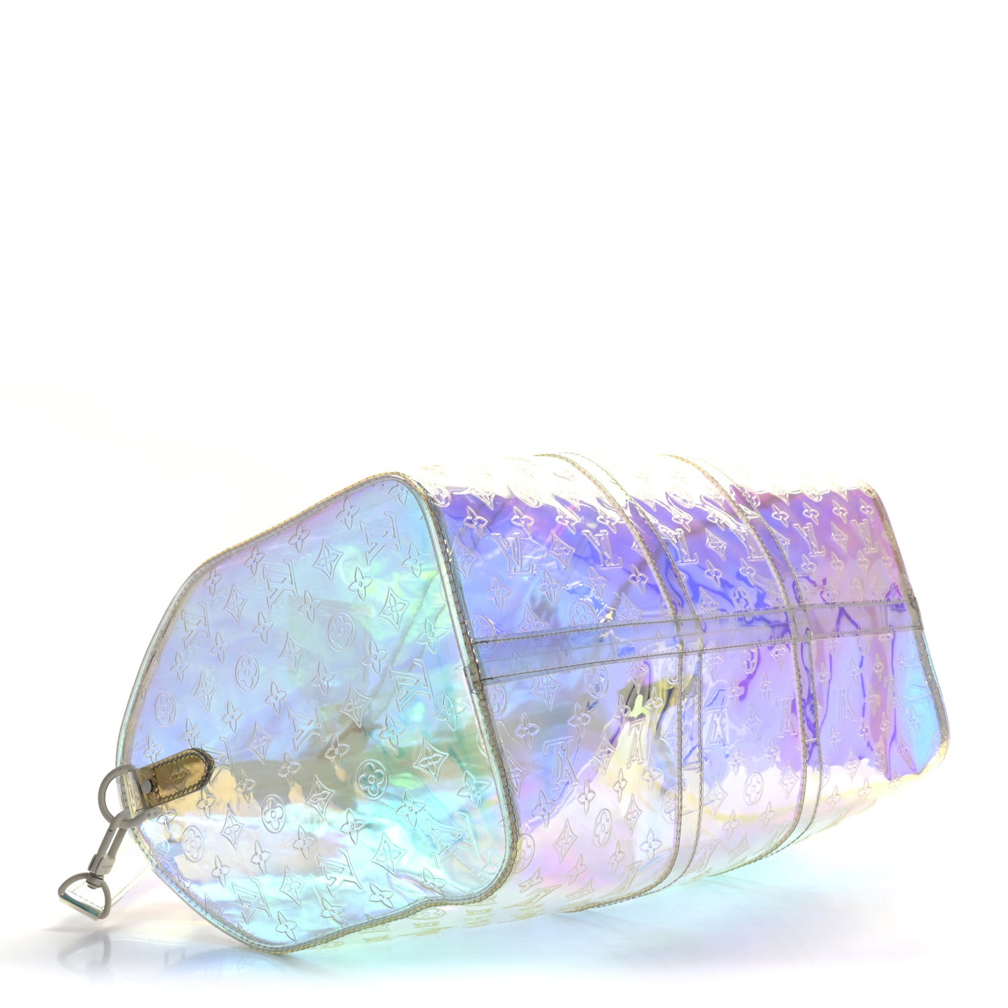 PVC Monogram Keepall Bandouliere 50 Iridescent Prism