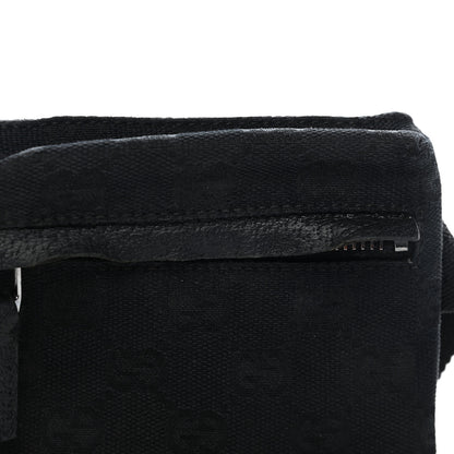 Gucci GG Monogram Double Pocket Belt Bag Black 8 of 9