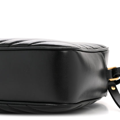 Saint Laurent Calfskin Matelasse Monogram Lou Camera Bag Black 10 of 13