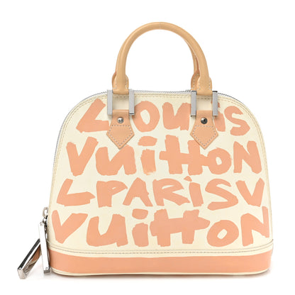Louis Vuitton Graffiti Alma MM Peach 1 of 19