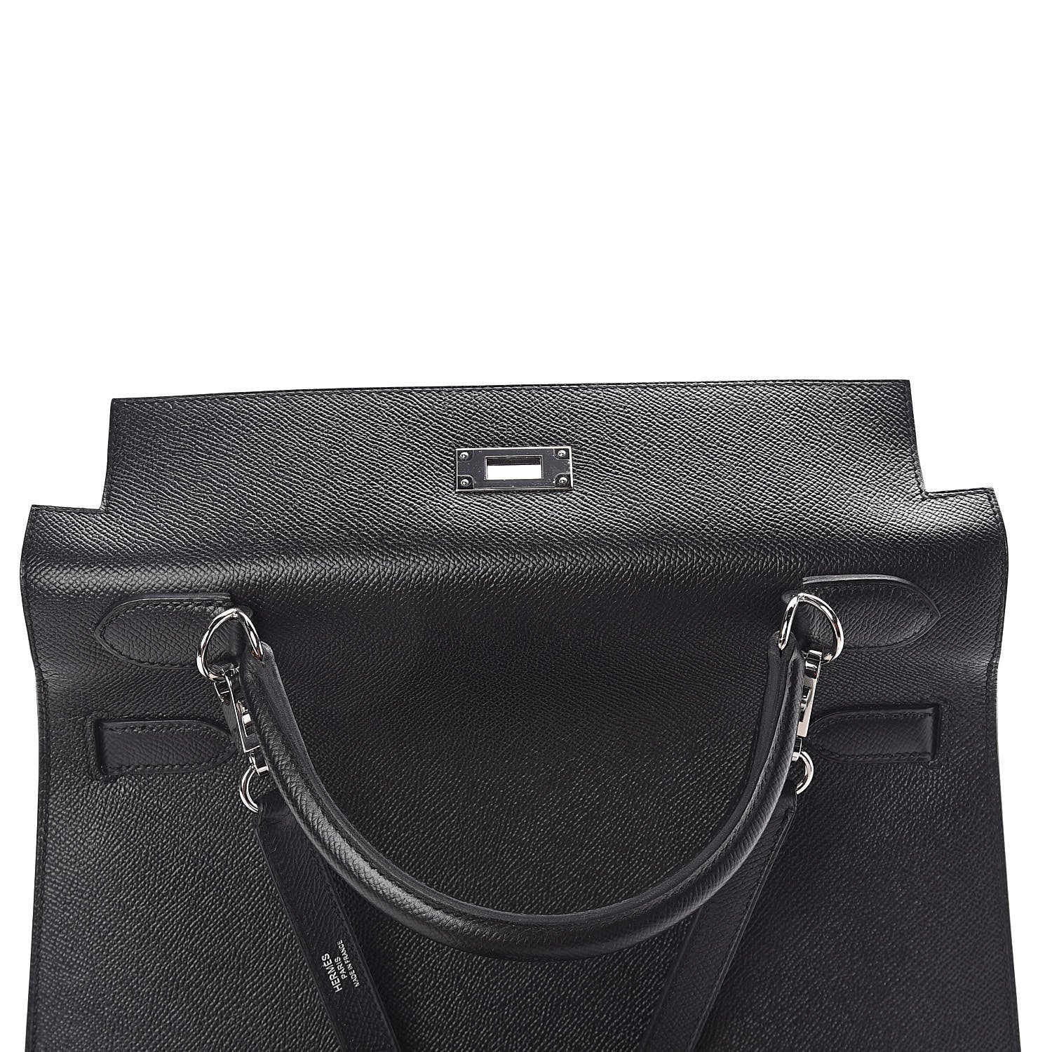 Hermes Epsom Kelly Sellier 32 Black 9 of 36