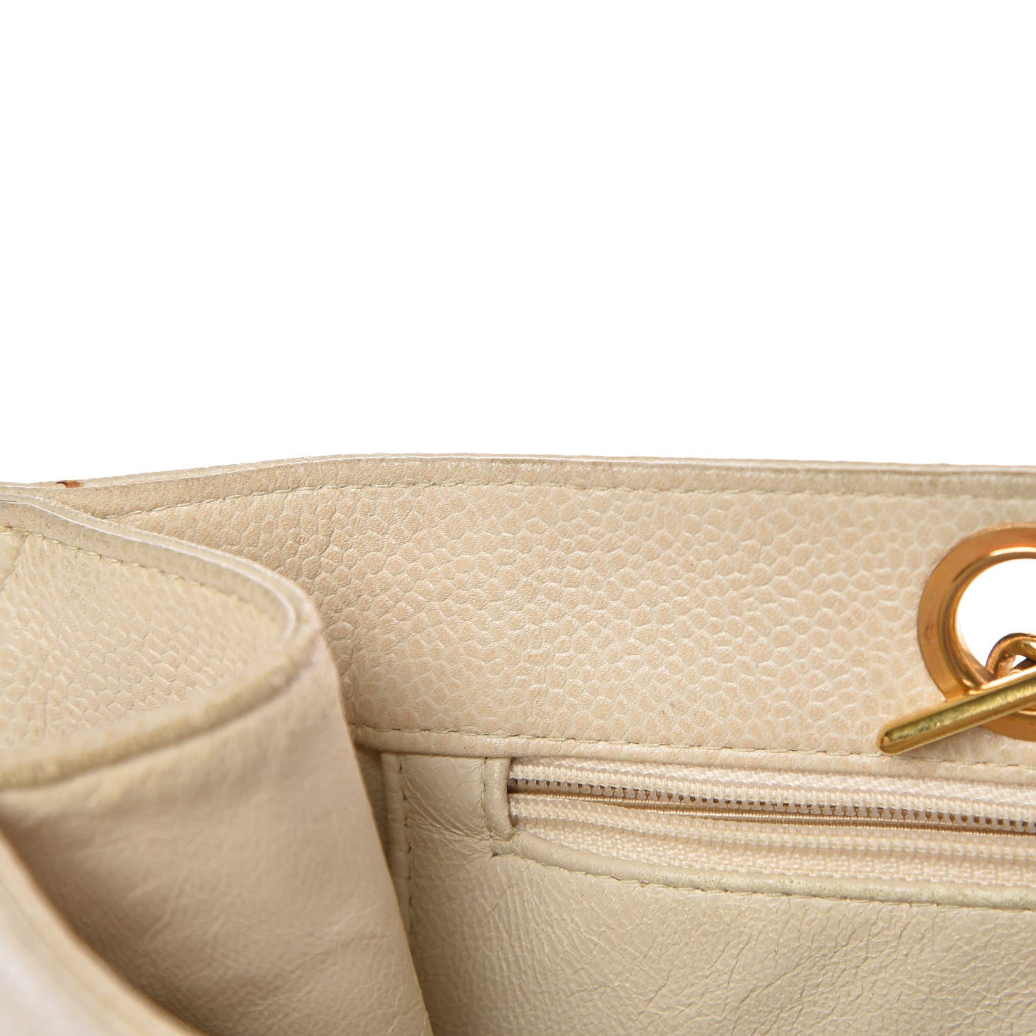 Chanel Caviar CC Shopper Tote Beige Clair 13 of 29