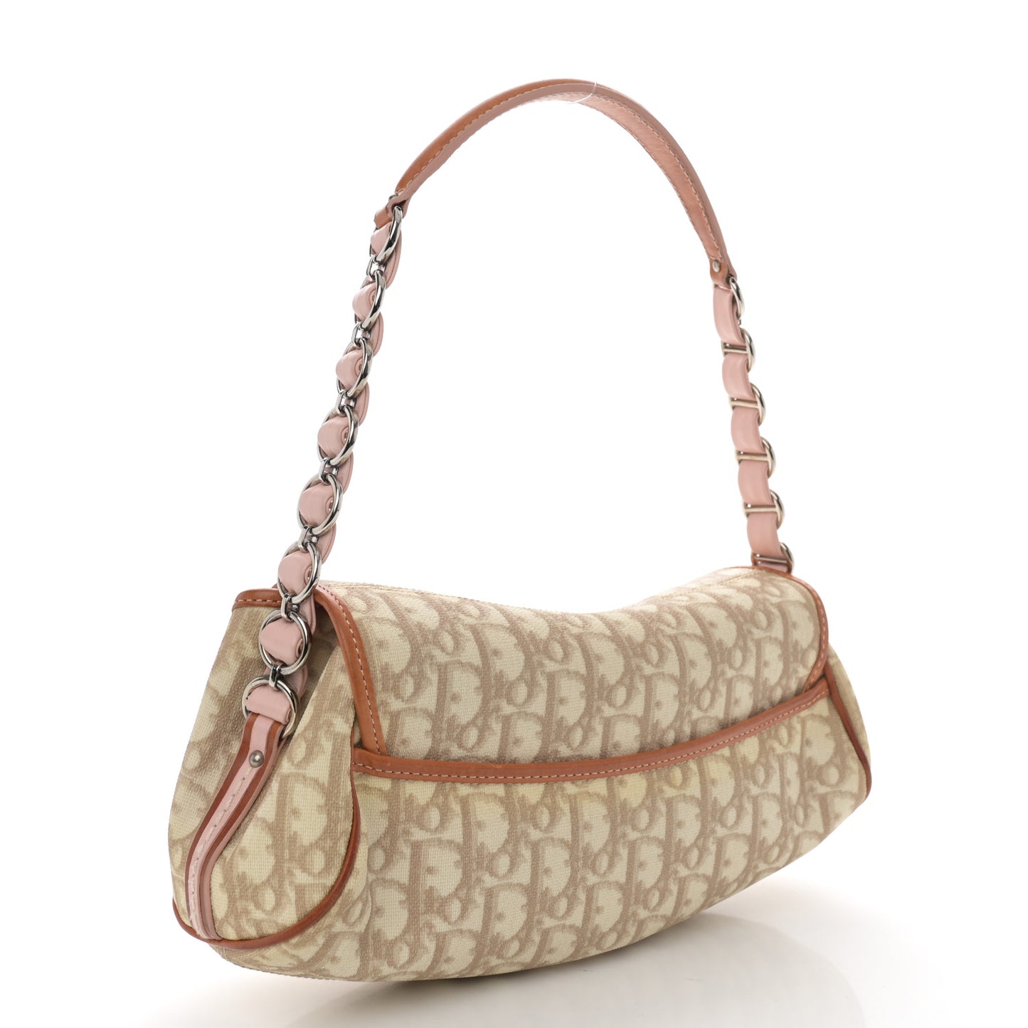 Monogram Romantique Trotter Flap Bag Beige Rose Clair