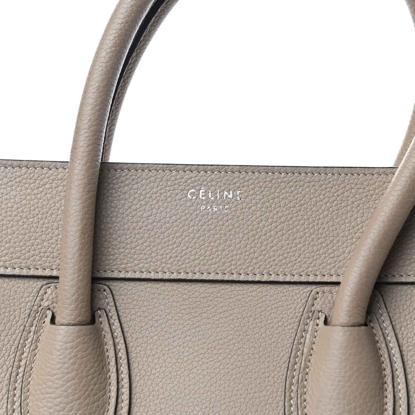 Drummed Calfskin Mini Luggage Dune