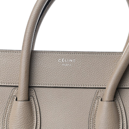 Celine Drummed Calfskin Mini Luggage Dune 10 of 10
