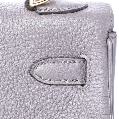 Hermes Togo Kelly Retourne 25 Etain 15 of 35