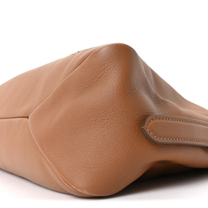Prada Soft Calfskin Large Aimee Shoulder Bag Caramel 9 of 9