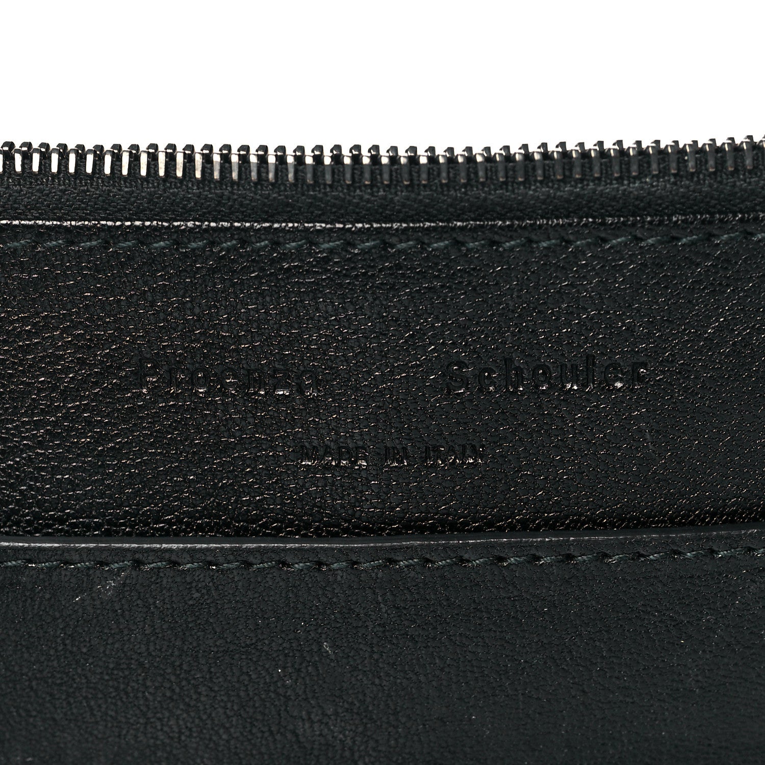 Proenza Schouler Lambskin PS1 Large Chain Wallet Black 6 of 10
