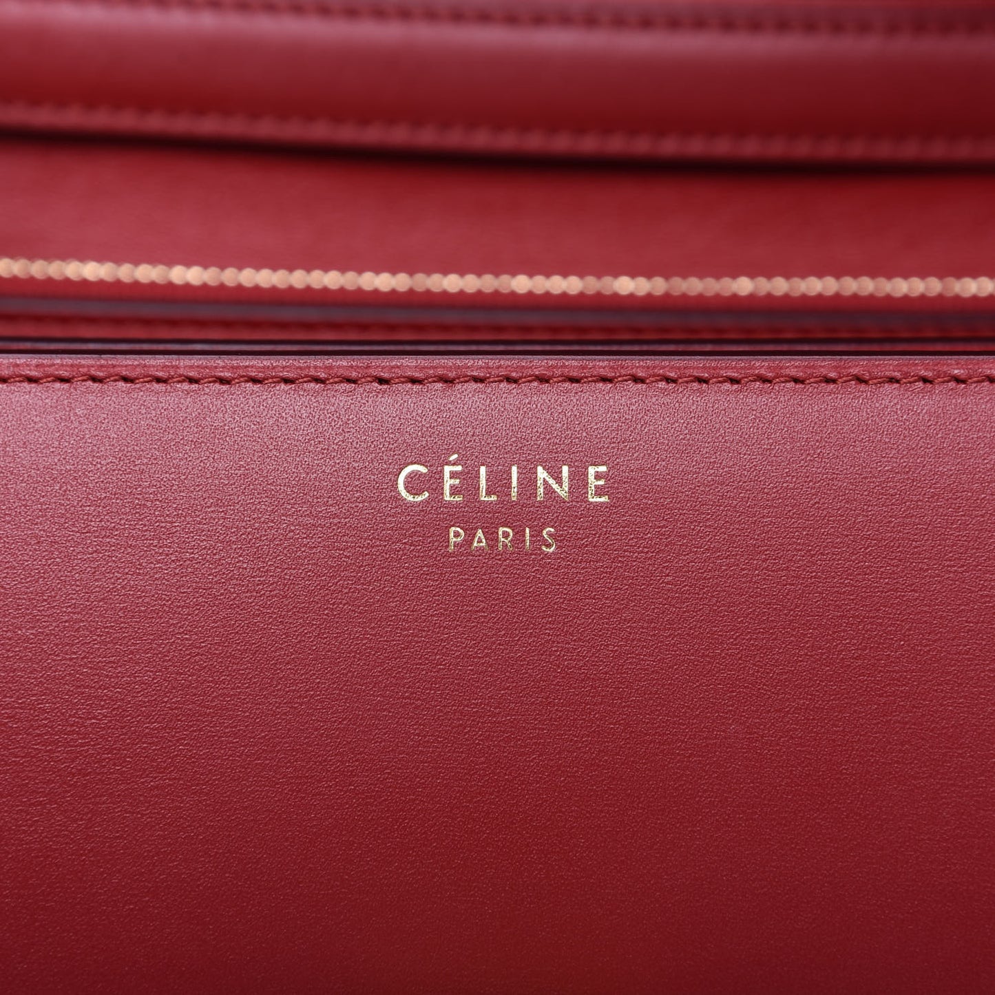 Box Calfskin Medium Classic Box Flap Bag Red