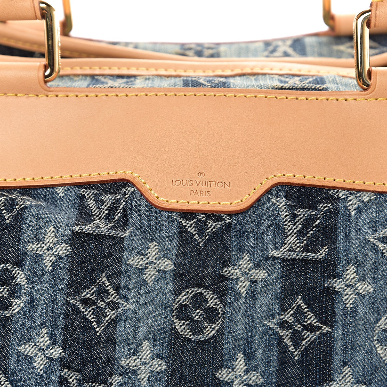 Louis Vuitton Denim Raye Cabas GM 6 of 9