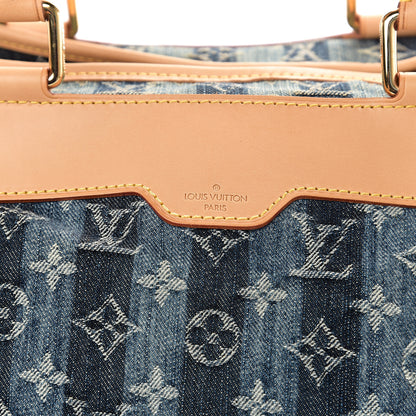 Louis Vuitton Denim Raye Cabas GM 6 of 9
