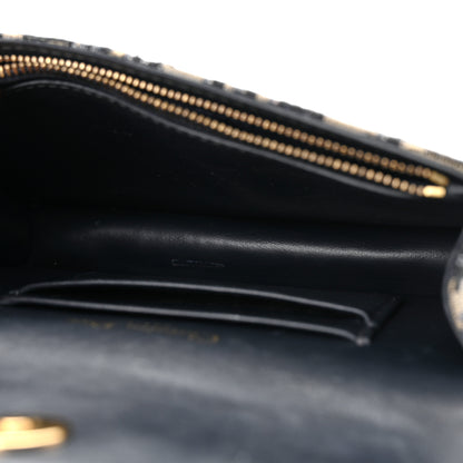 Christian Dior Oblique Saddle Belt Bag Blue 5 of 17