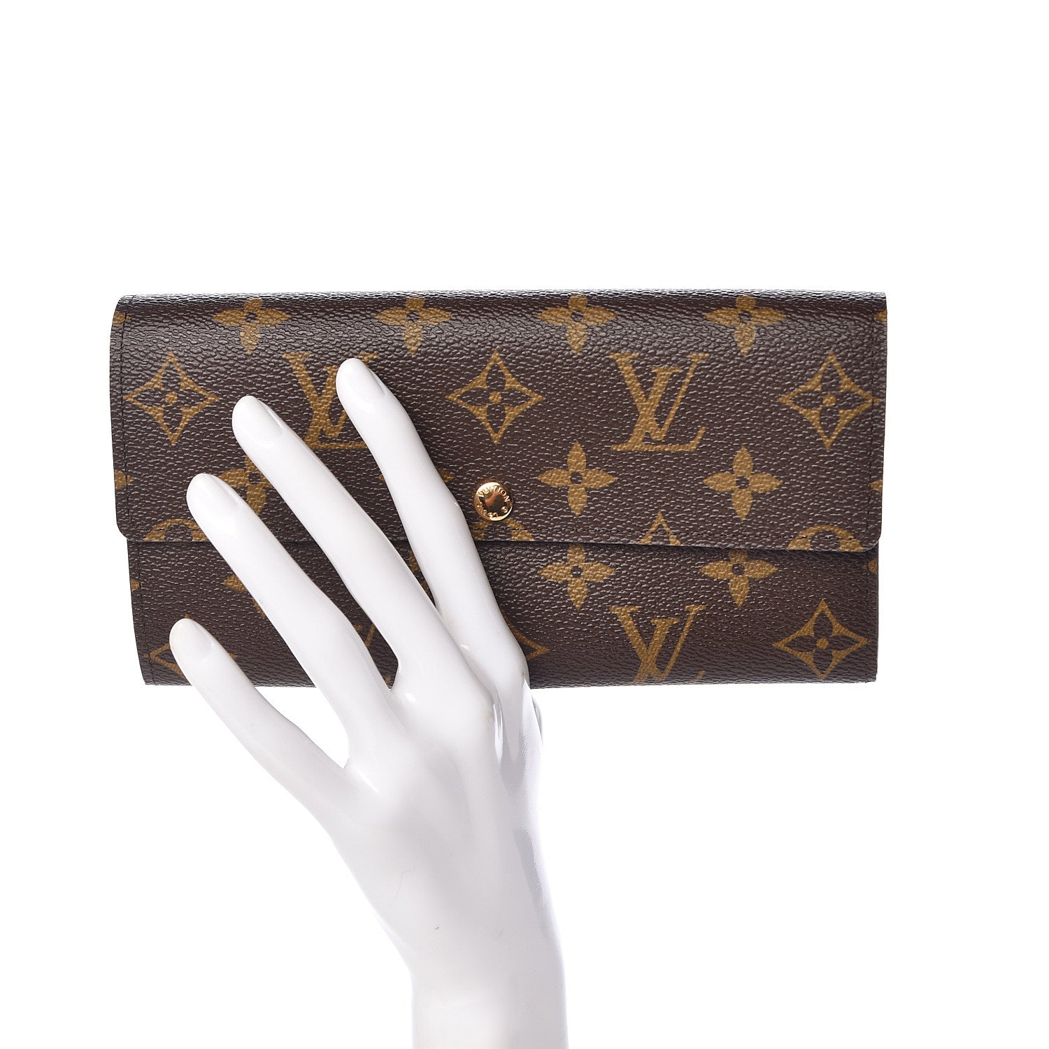 Louis Vuitton Monogram Sarah Wallet 2 of 8
