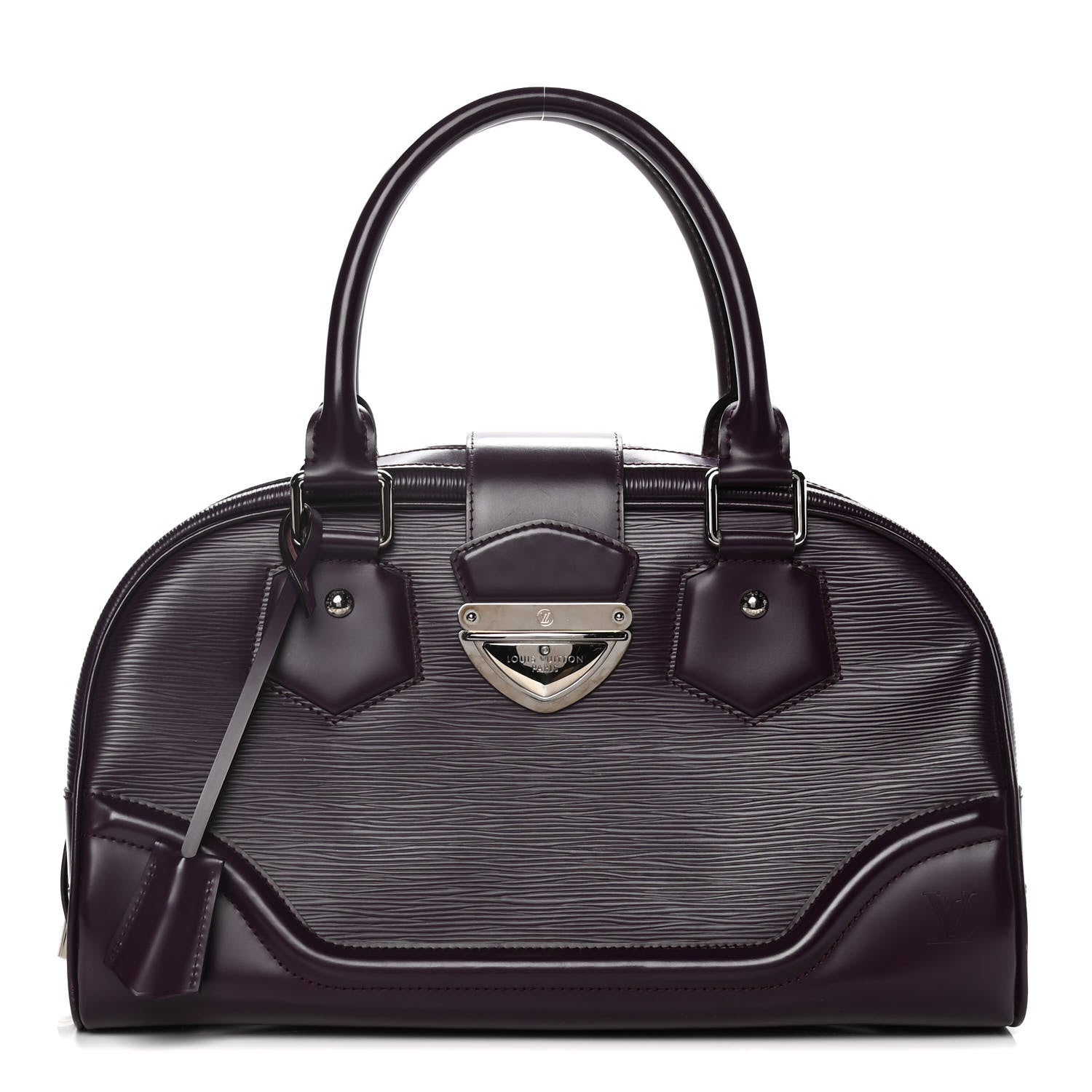 Louis Vuitton Epi Bowling Montaigne GM Cassis 1 of 8