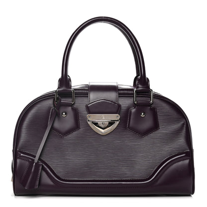 Louis Vuitton Epi Bowling Montaigne GM Cassis 1 of 8