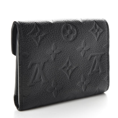 Louis Vuitton Empreinte Victorine Wallet Black 3 of 7