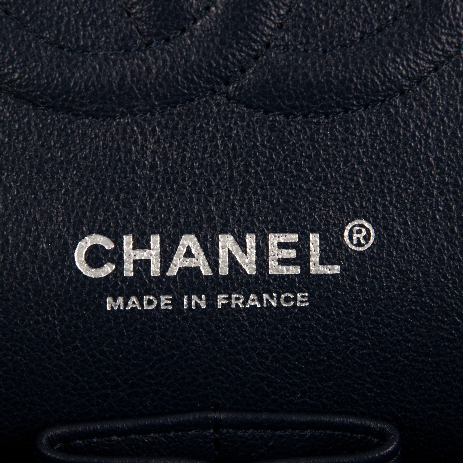 Chanel Caviar Quilted Medium Double Flap Navy 7 of 8