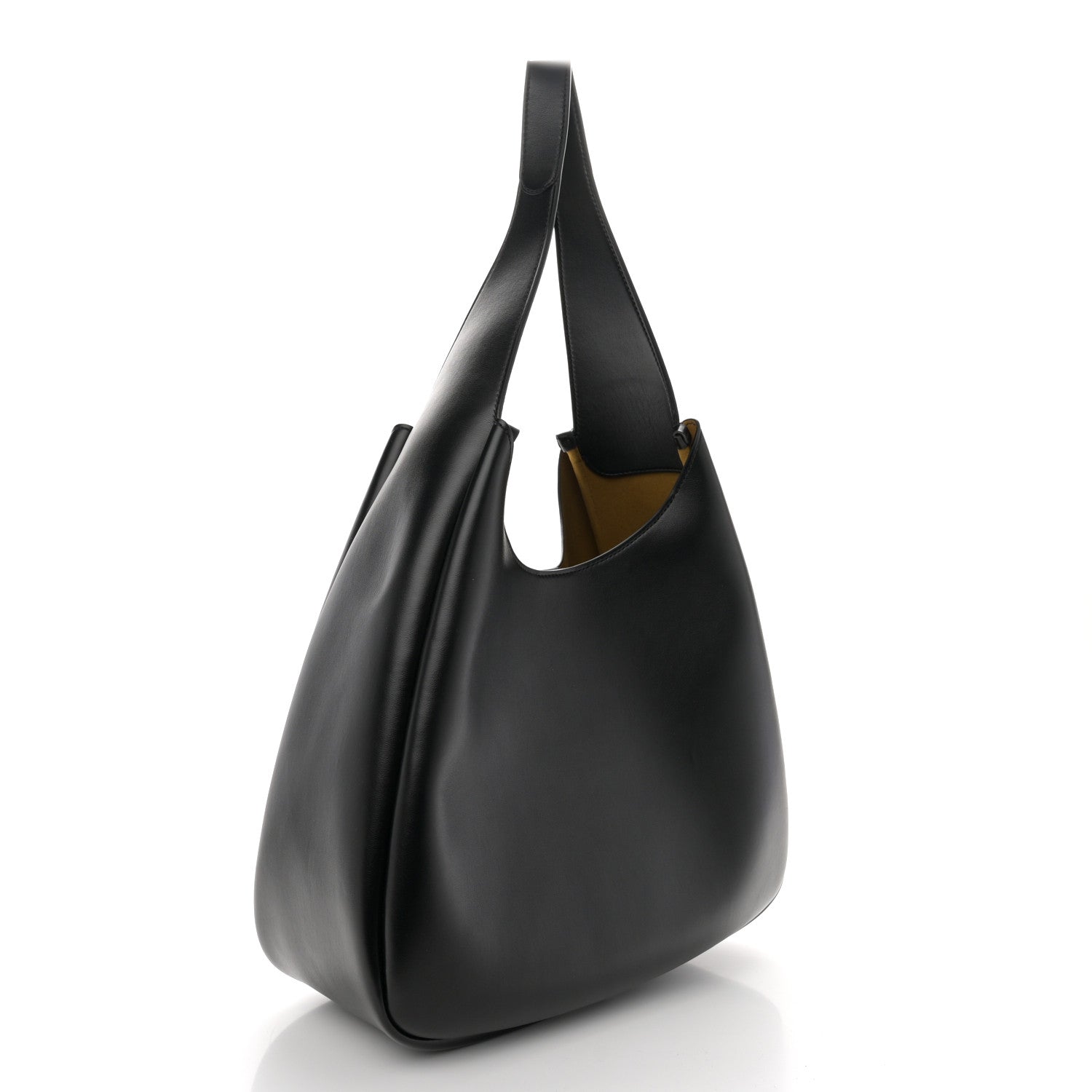 Stella McCartney Eco Alter Nappa Perforated Slouchy Hobo Tote Black 3 of 9