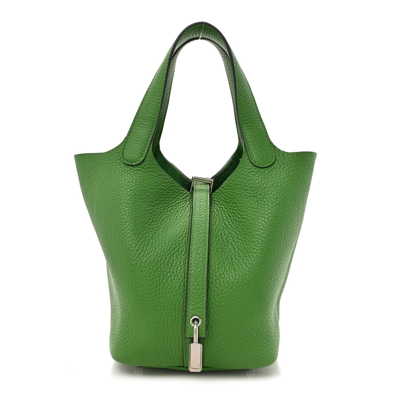 Hermes Taurillon Clemence Picotin Lock 18 PM Vert Yucca 1 of 13