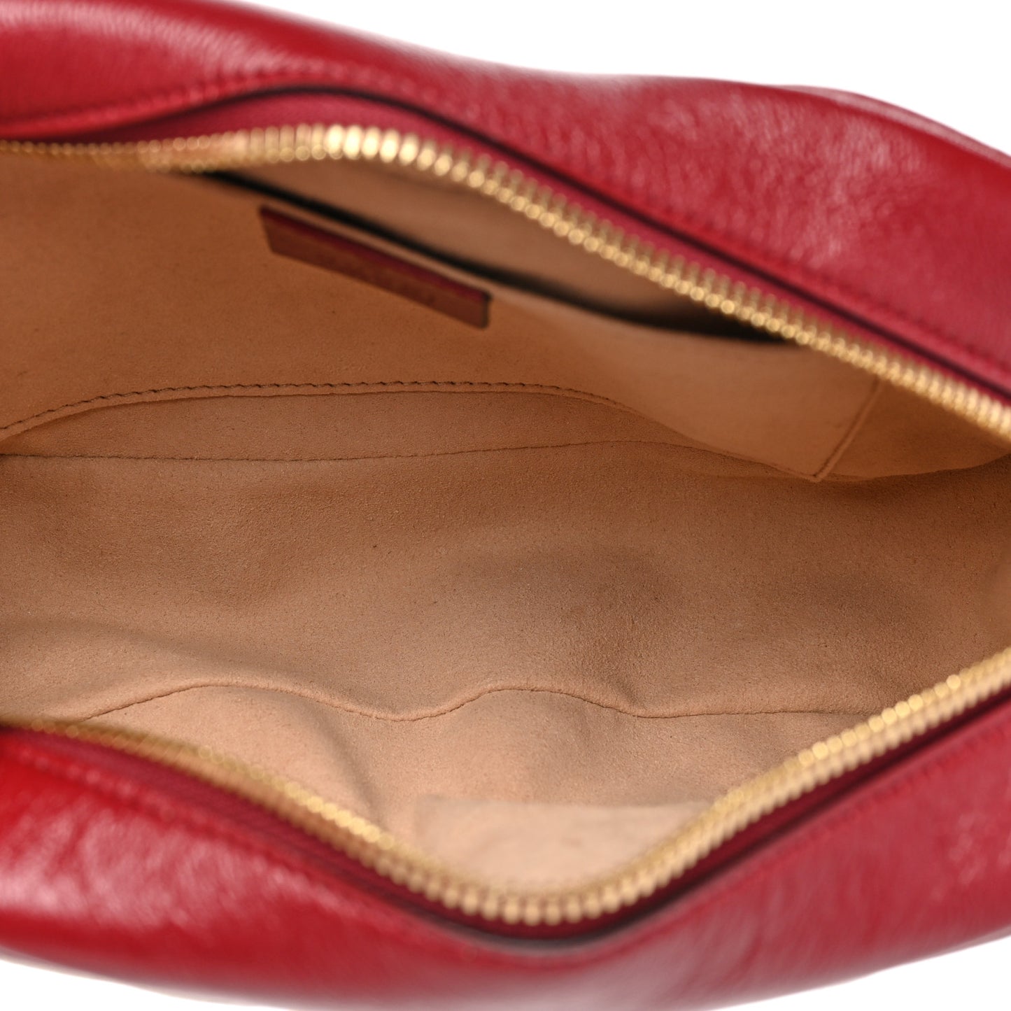 Monogram Azalea Calfskin Matelasse Diagonal Small GG Marmont Chain Shoulder Bag Beige Ebony New Cherry Red