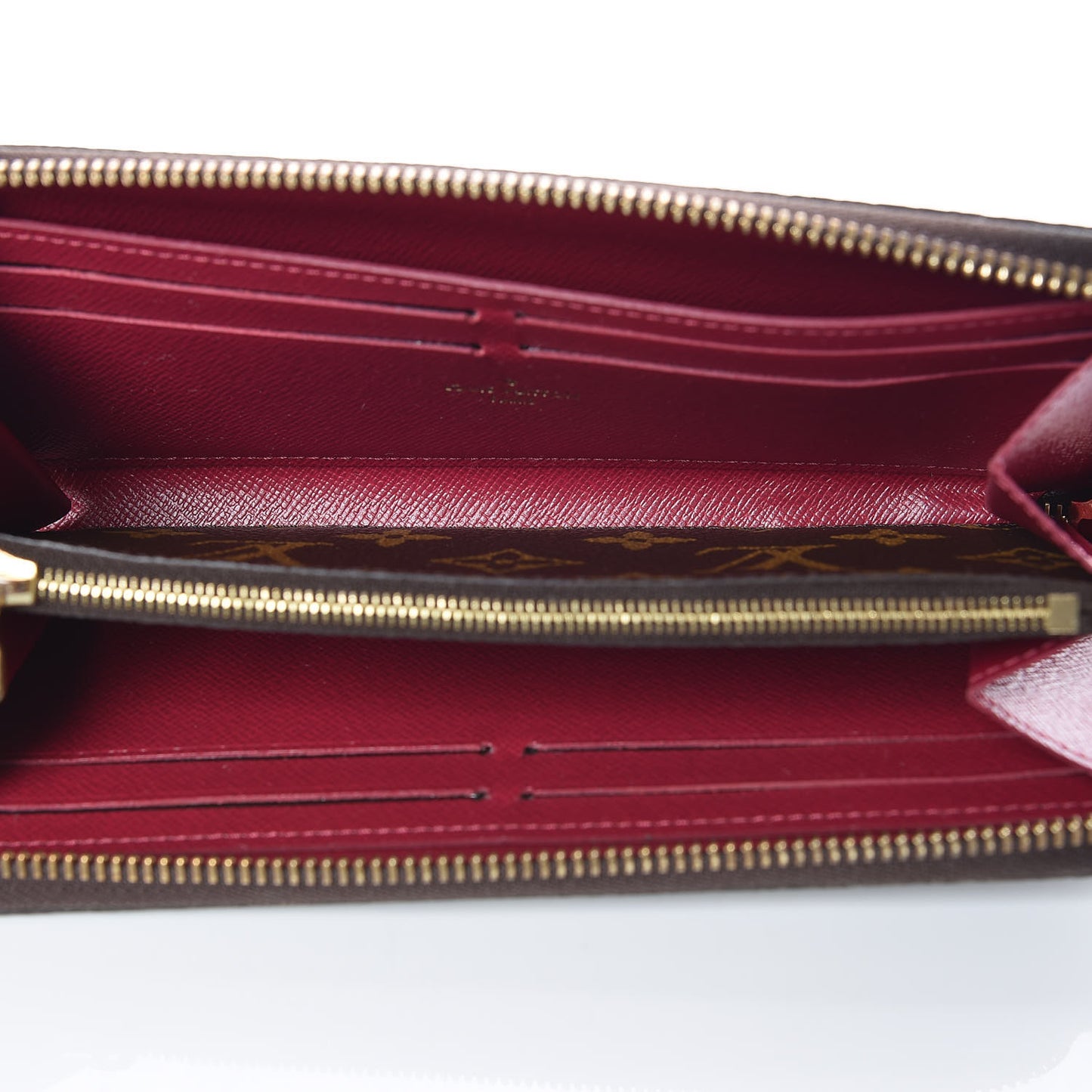 Monogram Clemence Wallet Fuchsia