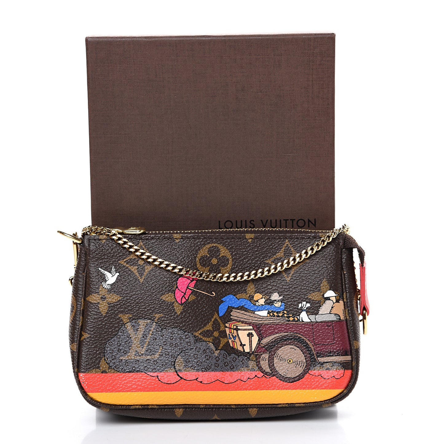 Monogram 2015 Christmas Animation Mini Pochette Accessories