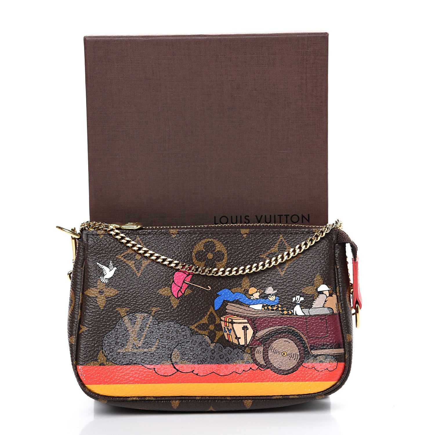 Louis Vuitton Monogram 2015 Christmas Animation Mini Pochette Accessories 7 of 7
