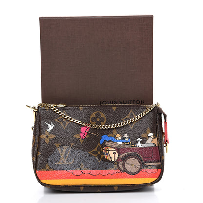 Louis Vuitton Monogram 2015 Christmas Animation Mini Pochette Accessories 7 of 7