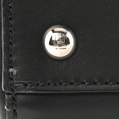 Fendi Vitello Baltico Dolce Elaphe DotCom Satchel Dark Grey 13 of 15