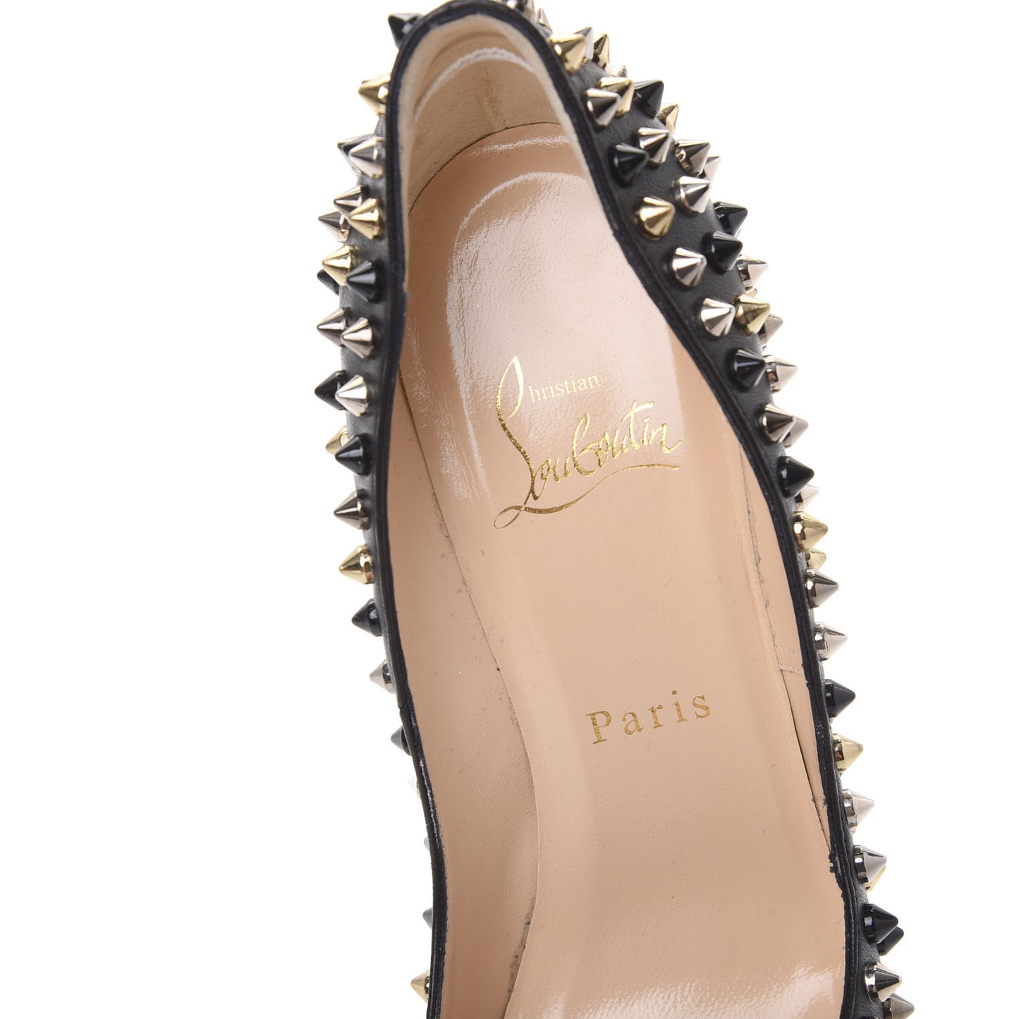 Nappa Pigalle Spikes 120 Pumps 35 Black