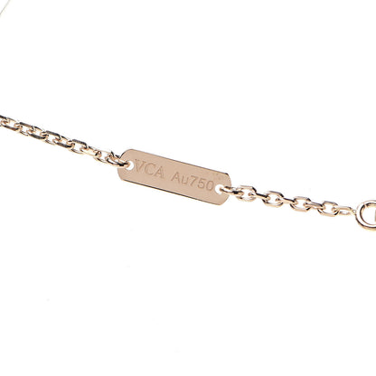 Van Cleef & Arpels 18K Rose Gold Vintage Alhambra Pendant Necklace 5 of 7