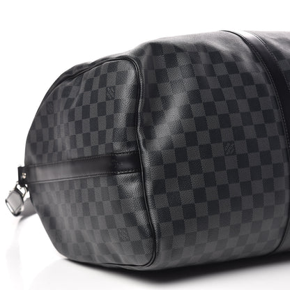 Louis Vuitton Damier Graphite Keepall Bandouliere 55 8 of 12