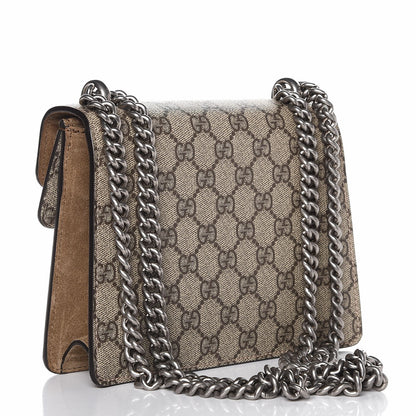 Gucci GG Supreme Monogram Mini Dionysus Shoulder Bag Taupe 3 of 8