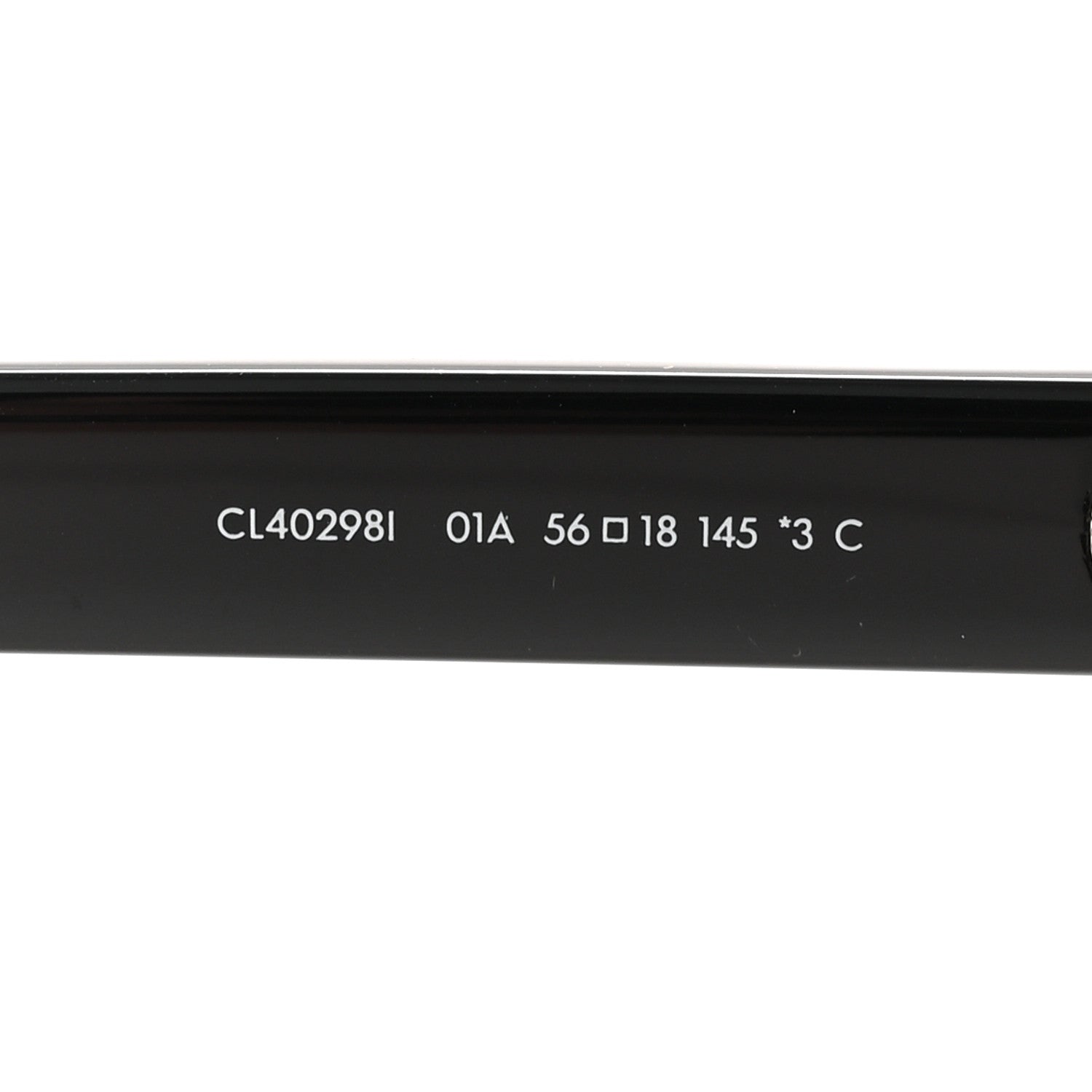 Celine Acetate Pilot Frame Sunglasses CL402981 Black 6 of 8