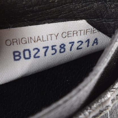 Bottega Veneta Ostrich Intrecciato Long Bi-Fold Wallet Ardoise 11 of 12