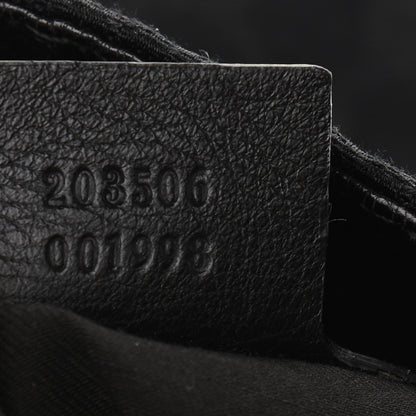 Gucci Monogram Medium Charlotte Hobo Black 7 of 9