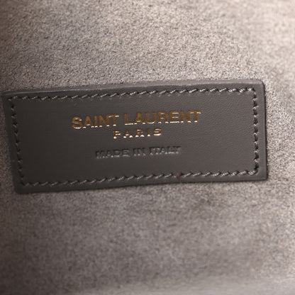 Saint Laurent Calfskin Small Emmanuelle Bucket Bag Fog 6 of 10