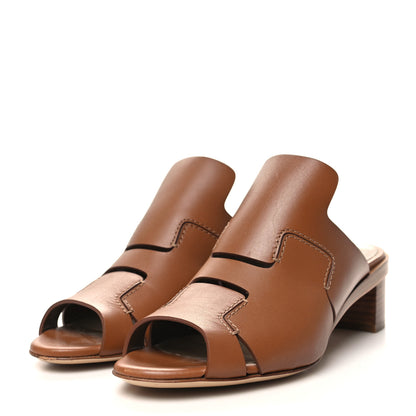 Hermes Calfskin Right Mules 36 Palissandre 3 of 10