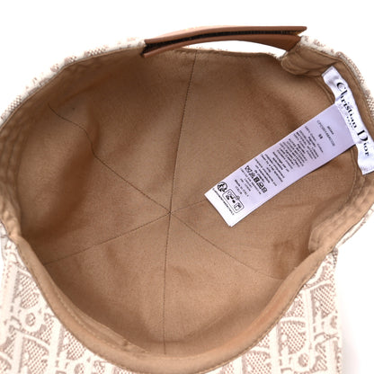 Christian Dior Cotton Oblique Jacquard Baseball Cap 58 Beige 7 of 9