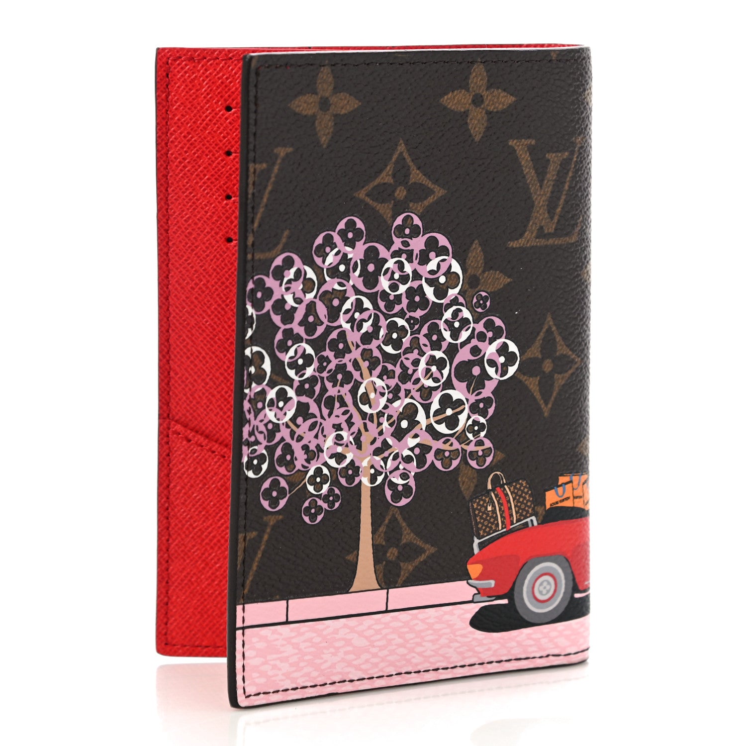 Louis Vuitton Monogram 2019 Christmas Animation Passport Cover Rouge 3 of 10