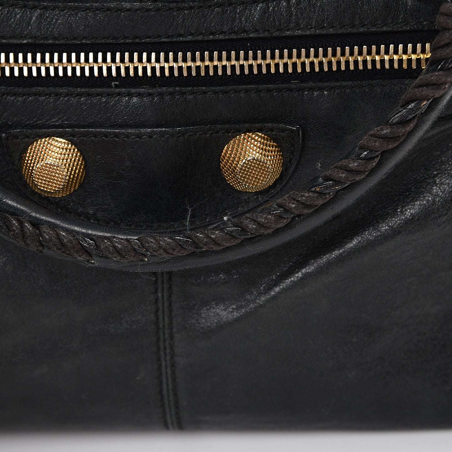 Agneau Giant 21 Gold Hardware Work Black