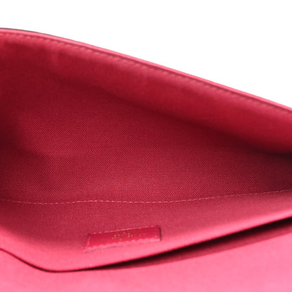 Louis Vuitton Monogram Pochette Felicie Chain Wallet Fuchsia 6 of 13