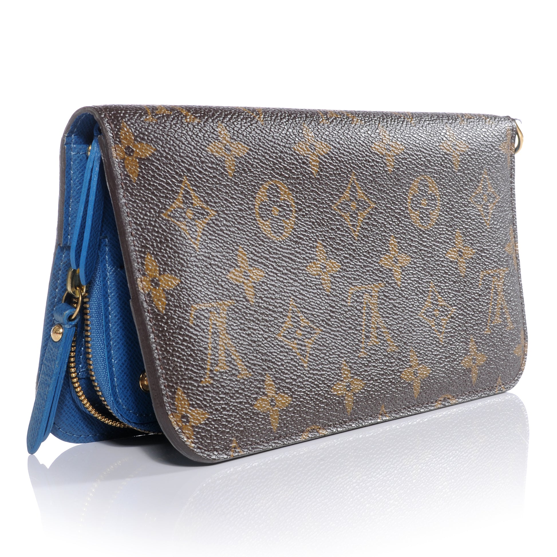Louis Vuitton Monogram Insolite Wallet Blue 3 of 7