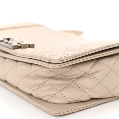 Chanel Calfskin Medium Boy Reverso Flap Beige 10 of 10