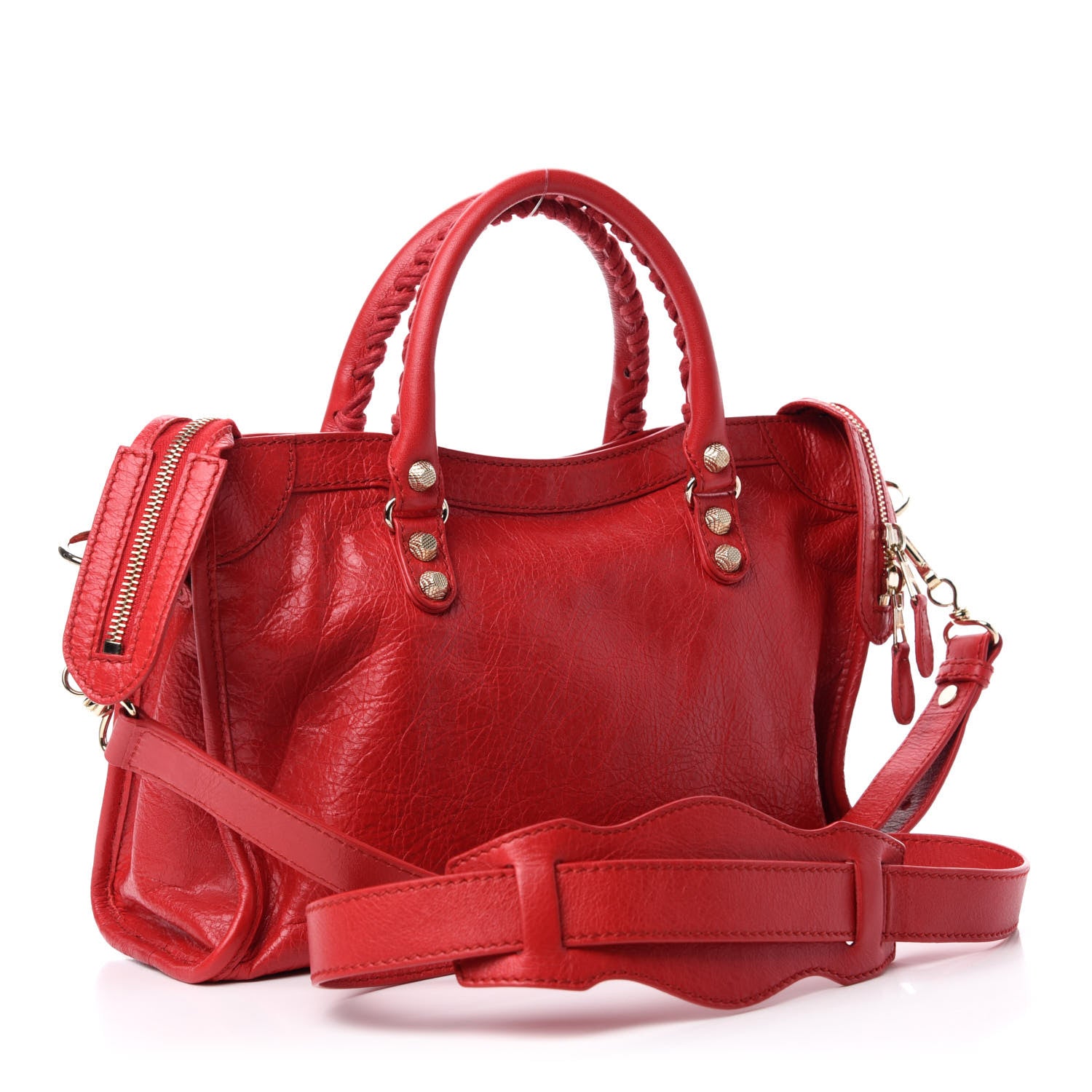 Balenciaga Agneau Giant 12 Gold Hardware S City Rouge Cardinal 3 of 10