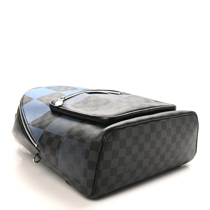 Louis Vuitton Damier Graphite Giant Josh Backpack Blue 4 of 10