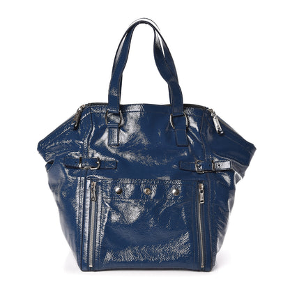 Saint Laurent Patent Medium Downtown Blue 1 of 12