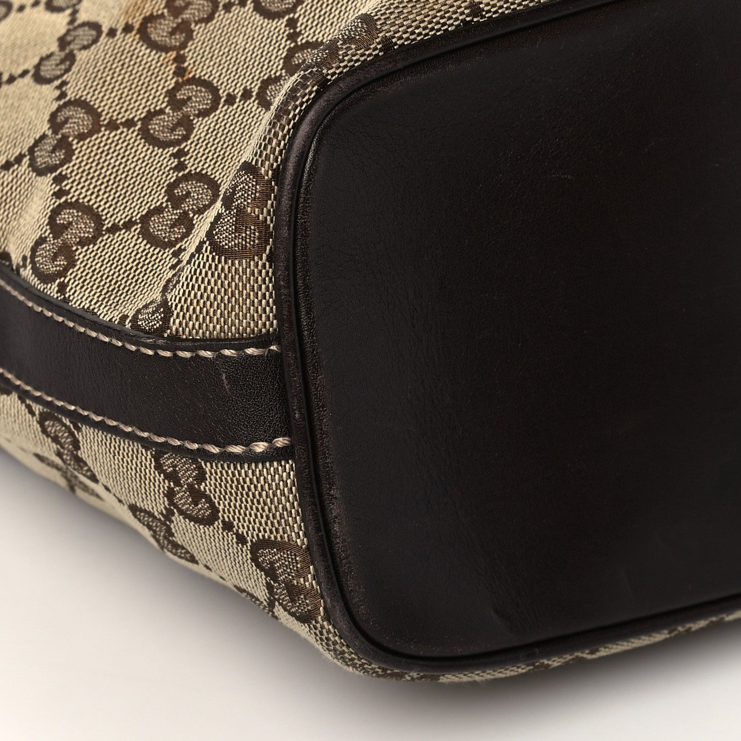 Gucci Monogram Medium New Britt Hobo Dark Brown 9 of 12