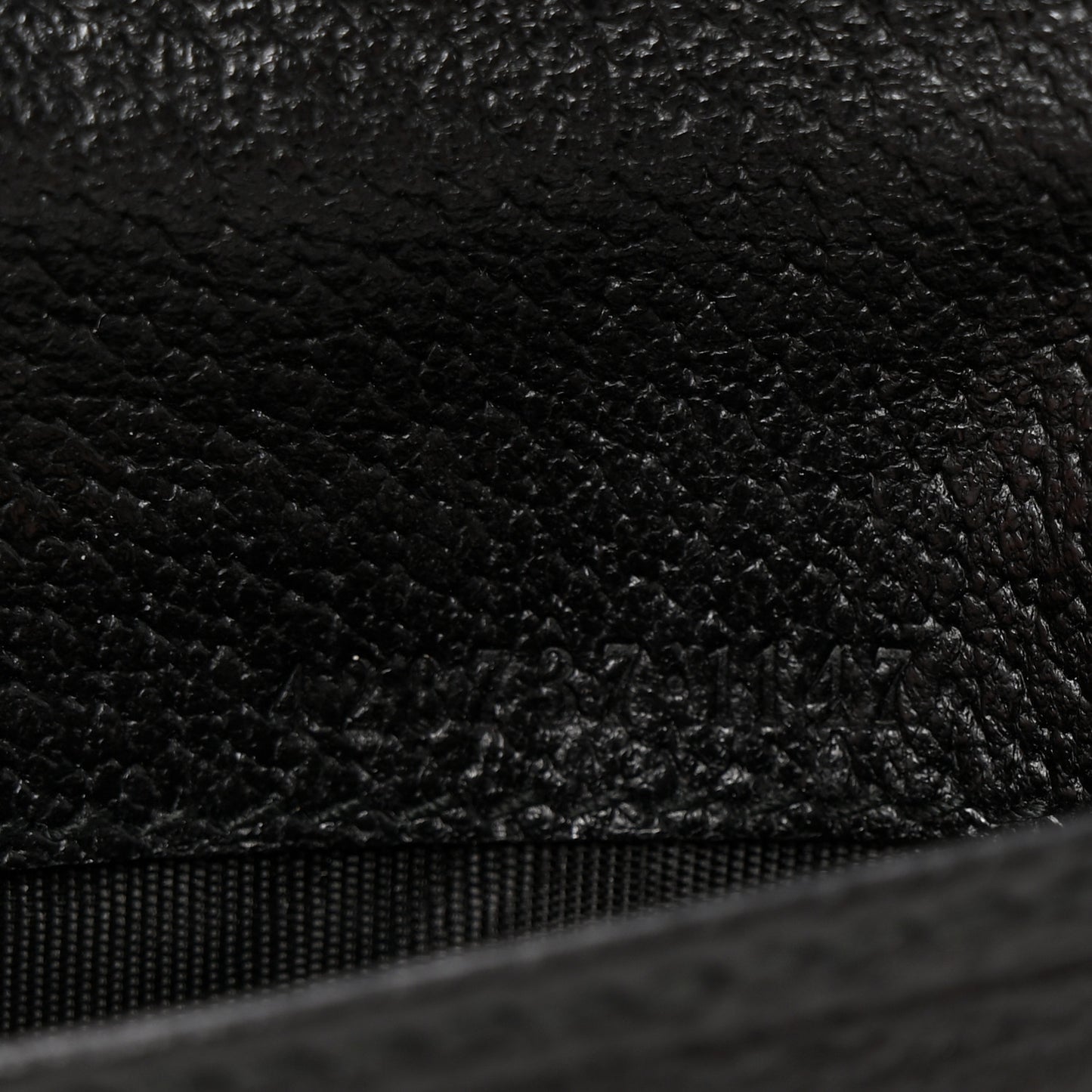 Calfskin Boar Effect GG Marmont Card Case Black